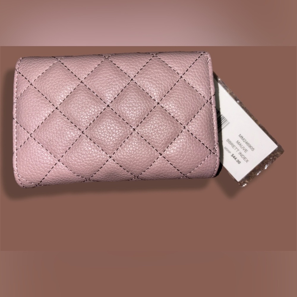 Steve Madden Blush Quilted Wallet - Picture 5 of 7
